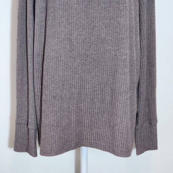 Jane and Delancey Brown Ribbed Knit Cowl Neck Pullover NWT Size XL - Picture 3 of 10